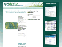 Tablet Screenshot of agrideclic.com